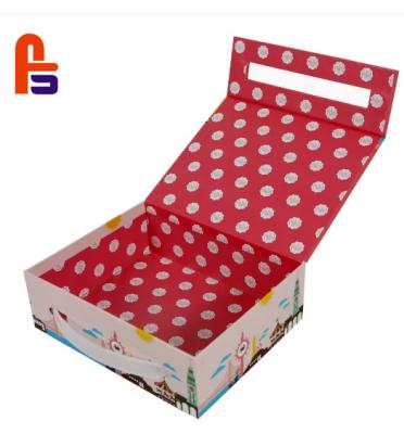 China Custom Recycled Materials Paper Box Cardboard Shipping Cardboard Decorative Folding Souvenir Box Made In China With Any Design for sale