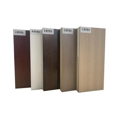 China Modern Prefab Houses Water Resistant Insulation Paintless PVC Coating Laminated Wood Panels Fiberboard for sale