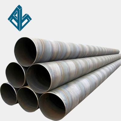 China Structure Pipe 3LPE coating SSAW welded spiral steel pipe and tube from factory for sale