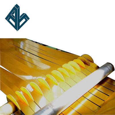 China Food Cans/Industrial Cans Tin plate mill golden lacquer tinplate coil tinplate sheet in coils for sale