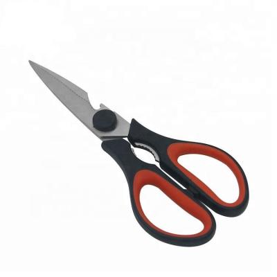 China Home Kitchen Detachable Useful Utensil Multiuse Plastic Handle Shears Stainless Steel Kitchen Scissors for sale