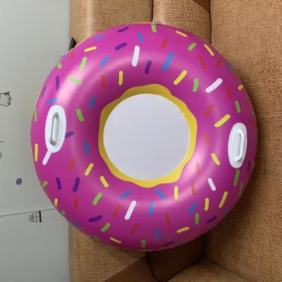 China Manufacturers Custom Inflatable Water Sport Pvc Inflatable Ski Ring 120Cm Thickened Environmental Protection Ski Winter Dry Drag Ring for sale