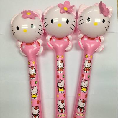 China Water Sport China Made PVC Different Animal Design Inflatable Stick Toys for sale