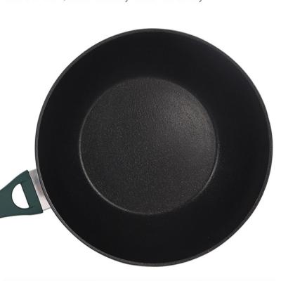 China Sustainable Comfortable Hand Aluminum Nonstick Cookware Sets Cooking Pan And Pot for sale