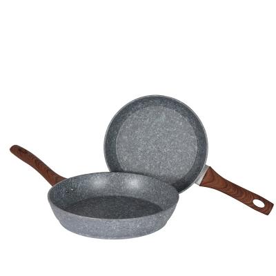 China Professional Kitchen Sustainable Non Stick Cooking Aluminum Skillet for sale