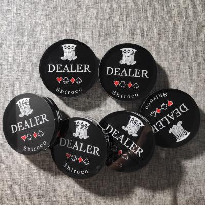 China Clay Custom made your dealer button for the WORLD POKER TOUR for sale