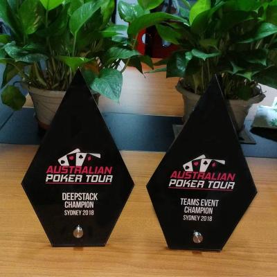 China PS or abs trophies for poker for sale