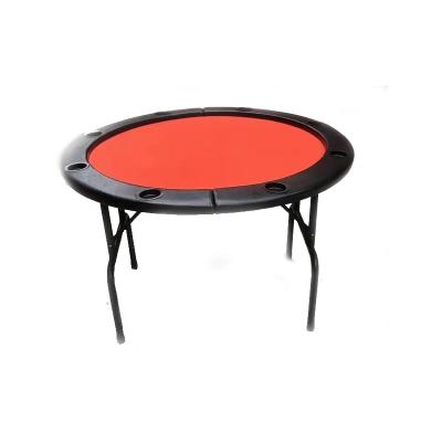 China Clay Personalized round shaped foldable table top with foldable leg for sale