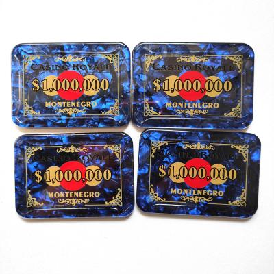 China PS Or Casino ABS Acrylic And Crystal Poker Chips for sale