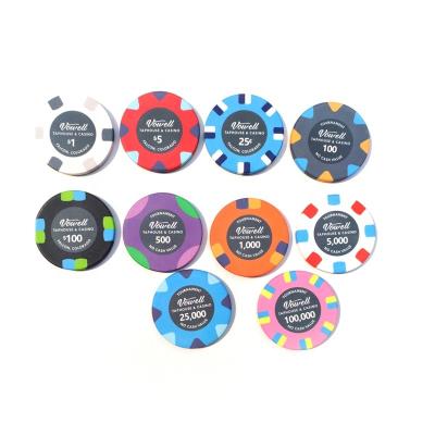 China Custom Made 10G ABS Ceramic PS Or Poker Chip For Tournament Gaming Or Cash Gambling for sale