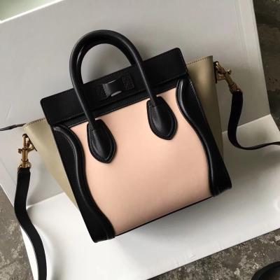 China good quality GENUINE LEATHER handbag for women messenger black real leather bag luxury handbags for sale