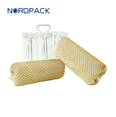 China Recycled Materials Accept Customized Logo Geami Protective Honeycomb Paper Roll Kraft Paper for sale