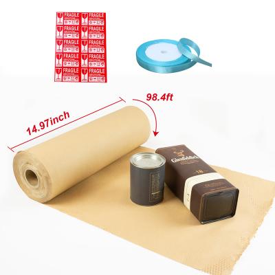 China Biodegradable Paper Biodegradable Paper Wrapped Honeycomb Board Wrapping Paper In Honeycomb Paper Roll for sale