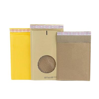 China 100%Recyclable Customization Recyclable Packaging Service 100% Natural Paper Honeycomb Padded Recycled Mailer for sale