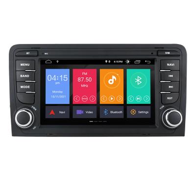 China GPS 7inch Touch Screen 8 Core 4GB 64GB Car DVD Player For Audi A3 S3 RS3 Android 2003-2012 10 3G Radio Wifi GPS BT LE RDS USB for sale