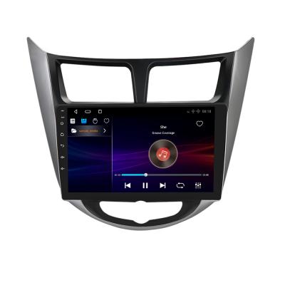 China GPS Android 10 Touch Screen Car DVD Player For 2010-2017 Hyundai Verna Accent Solaris Car Radio Stereo Multimedia Player for sale