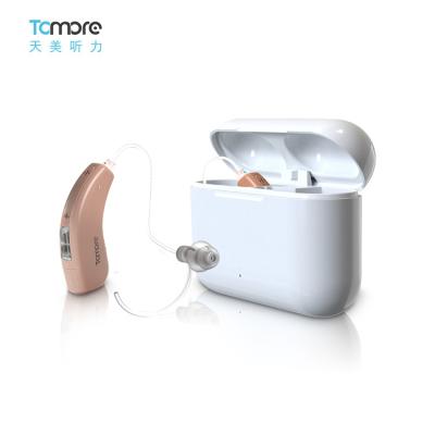 China Digital Hearing Aid BTE Invisible Rechargeable Hearing Aids With Dsp Newly Designed Digital Chip Noise Canceling Hearing Amplifier for sale