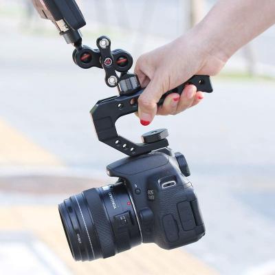 China High Quality Custom Aluminum Alloy CNC Camera Accessories Quick Release Clamp Camera Handle For Dslr Camera for sale