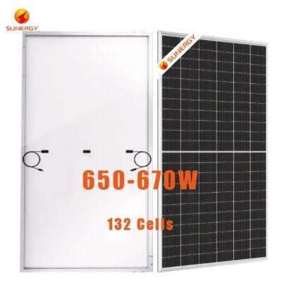 China Op maat gemaakte 540W -660W zonnepaneel SUN 66M-H12 Te koop