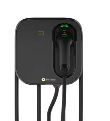 Cina Smart Fast Weatherproof Outdoor Portable EV Car AC Charging Stack con batteria Stazioni di ricarica a parete Free Standi in vendita