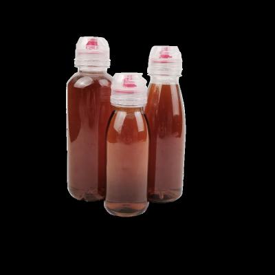 China Household Product Honey Bottle 200ml 300ml 400ml 500ml Honey Packaging With Flip Top Cap For Honey Jar Seasoning for sale