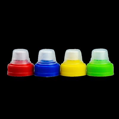 China Thefproof 38mm PET Caps Factory Sale Cap Water Sport Plastic Push-Pull Cap For PET Bottle for sale