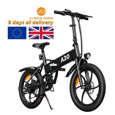 China Aluminum Alloy A20 A20 Long Range Folding Bike Pink Sports Electric Adult 2020 Super Smart Electric Bike for sale