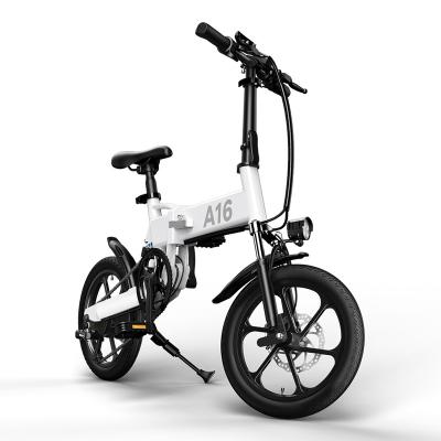 China High quality standard hot sale ADO A16e motor folding electric bicycle e-bike 350W sporty electric bike for sale