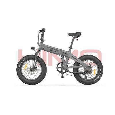 China EU Warehouse HIMO ZB20 Aluminum Alloy Fat Folding Mid Fat Tire Electric Drive Folding Electric Bikes City Long Range Adult Cycle for sale