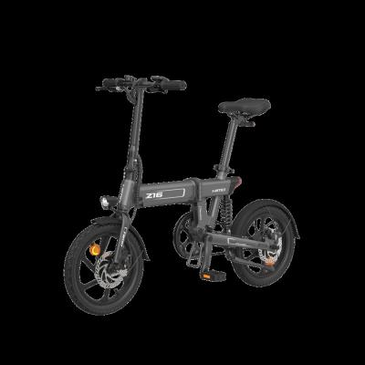 China Distribution HIMO Z16 36V Aluminum Alloy Folding Electric Bicycle Green Mountain Sport Ebike Mid Drive Foldable Shifting Electric Bike for sale