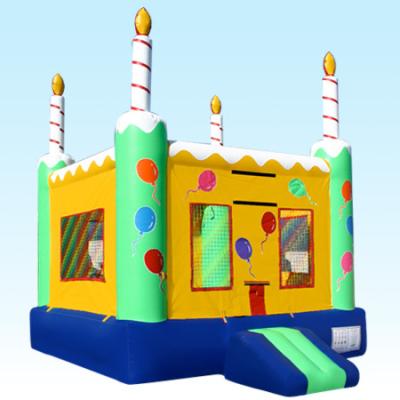 China Moonwalk Birthday Theme PVC Commercial Inflatable Bouncer Castle Combo Outdoor Adult Bouncy Jumping House For Sale for sale