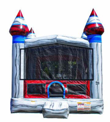 China Outdoor PVC Inflatable Marble Bounce House Bouncer Trampoline Jumper Castles Accessories Customized PVC for sale