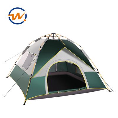 China UV-resistant Top 4 Person Soft Shell Hard Carpa De Acampar Canvas Yurt Glamping Accessories Warm Camping Tent for sale