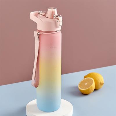 China Viable Beverage Water Bottle School Beverage Designer Bottles Luxury Plastic Acrylic Plastic Water Bottles for sale