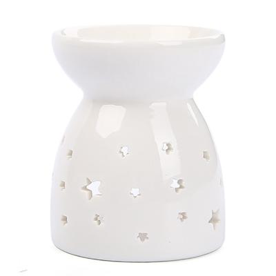 China Ceramic Censer Christmass Tealight Holder Censers Oil Warmer Pottery Ceramic Wax Melt Burner for sale