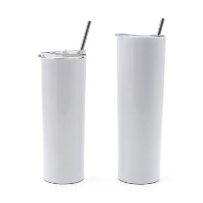 China Viable Wholesale Stainless Steel Blanks Tumbler 20 oz Sublimation Straight Lean Tumblers for sale