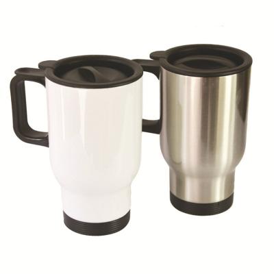 China Sustainable 20 30 oz Coffee Tumblers Blank Stainless Steel Sublimation Travel Mug With Handle for sale