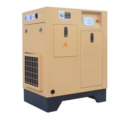 China Easy Operation 7.5kw 10hp Difficulty Frequency Belt Drive Screw Air Compressor for sale