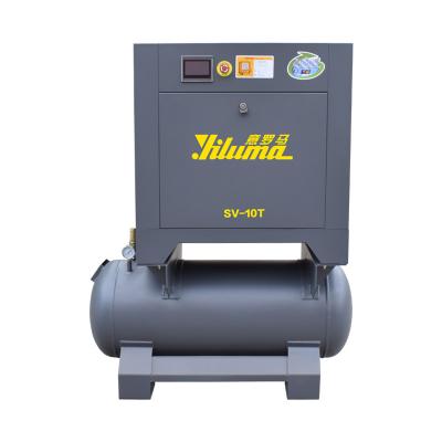 China Stable Air Output 7.5KW 10HP 380V 116psi PM VSD Tank Screw Air Compressor for sale