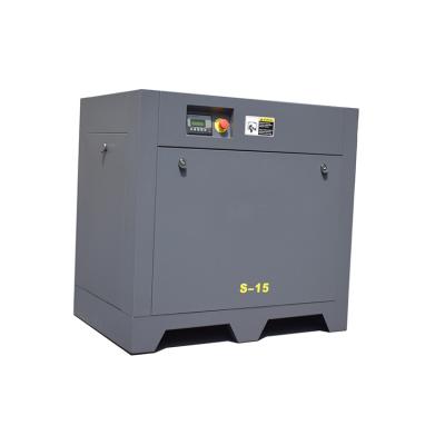 China Stable Air Output S-15 11kW 15HP Fix Frequency Direct Drive Screw Air Compressor for sale