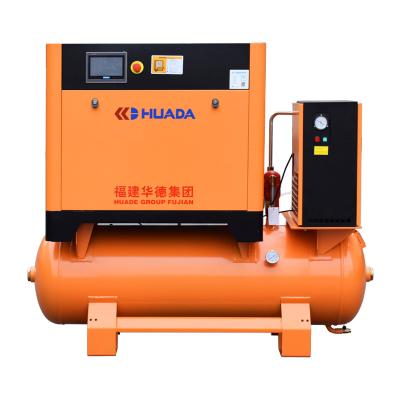 China High Efficiency 16bar 20HP 500 L Air Dryer Tank Integrated Screw Air Compressor for sale