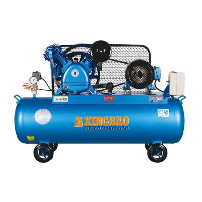 China Lubricated Portable Belt Drive Air Compressor 7bar Tire Silent Air Compressors for sale