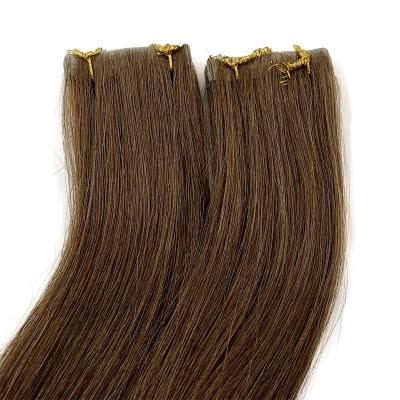 China Double Drawn Virgin Remy Silky Invisible Silky Straight Wave Tape In Hair Extensions Hair Extension for sale