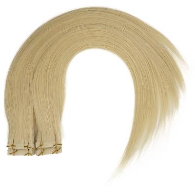 China Silky Straight Double Wave Remy Human Invisible Tape Hair Extensions for sale