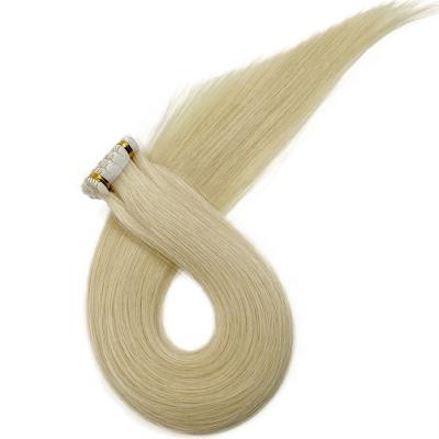 China Large Silky Straight Wave 100% Stock Remy Double Drawn European Tape Hair Extensions for sale