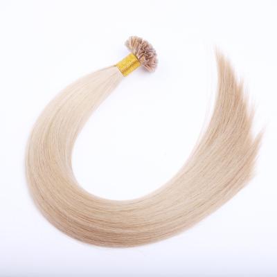 China Wholesale Shiny Double Drawn Keratin Prebonded U Tip Hair Extensions Italian Virgin Hair for sale