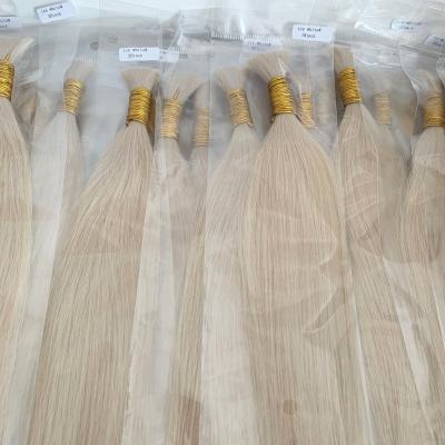 China Can Be Dyed Or Raw Unprocessed Factory Wholesale Natural 100% Virgin Hair Extension Hair Cuticle Aligned Remy Hair Bulk for sale