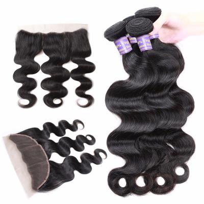 China Healthy Virgin Human Hair Brazilian Virgin Hair 100% Raw Vendors Hair Bundles With Closure for sale