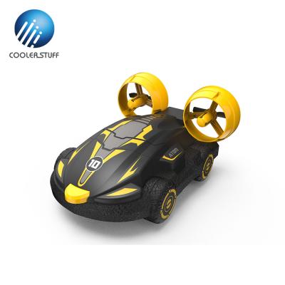 China RC Model Dropshipping Coolerstuff 2 in 1 Remote Control Car Boat Electric Vehicles rc Racing Drift Boats Kids Water Toys Amphibious Car for sale