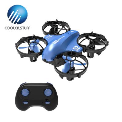 China Coolerstuff S2 fashion small size dron camera UAV kids rc stunt mini drone beginner headless drone for sale